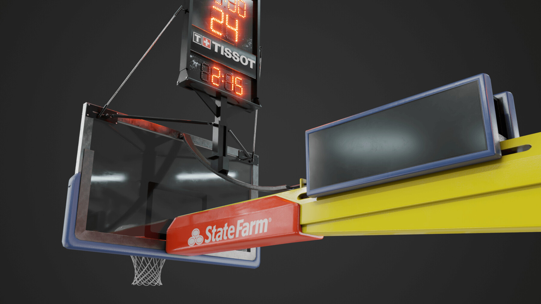 ArtStation - Basketball Hoop System 3D Model