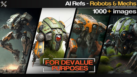 AI Refs - Robots & Mechs 1000+ Images