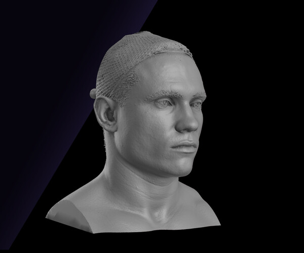 ArtStation Raw Head Scan Gilbert Resources