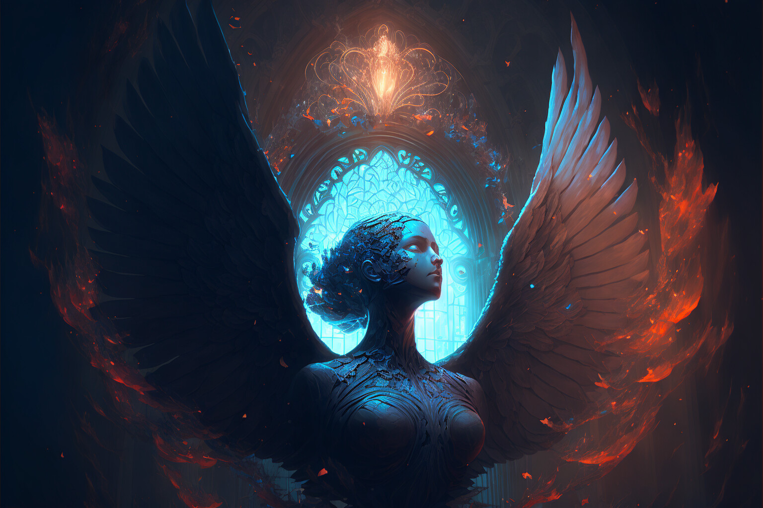 ArtStation - Unleashing the Spirit. A Painting of Love, Peace, and ...