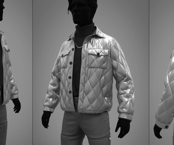 ArtStation - Bomber Jacket Outfit | Game Assets