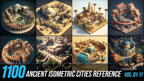 1100 Ancient Isometric City