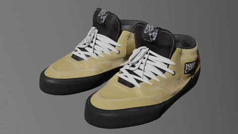 Vans Half Cab Skateboarding Sk8 Sb Bmx Shoes Sneakers Low-poly 3D model