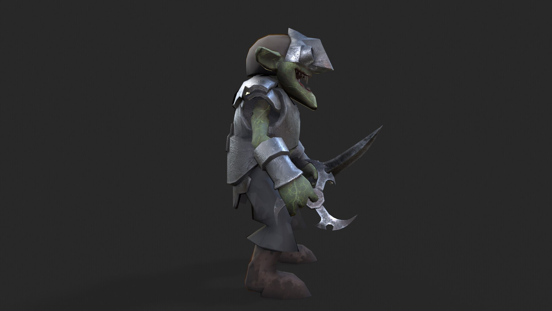 Artstation Stylized Low Poly Goblin Game Assets