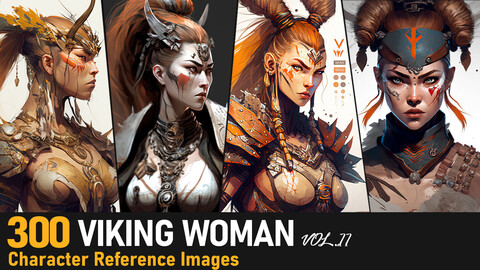 Viking Woman VOL.11|4K Reference Images