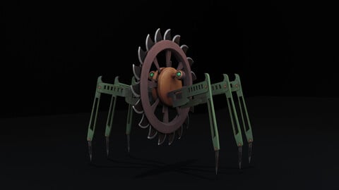 Stylized Mechanic Spider