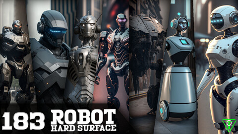 183 Robot Hard Surface (More Than 8K Resolution)