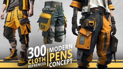 300 Modern Pens Concept - Character referencesc