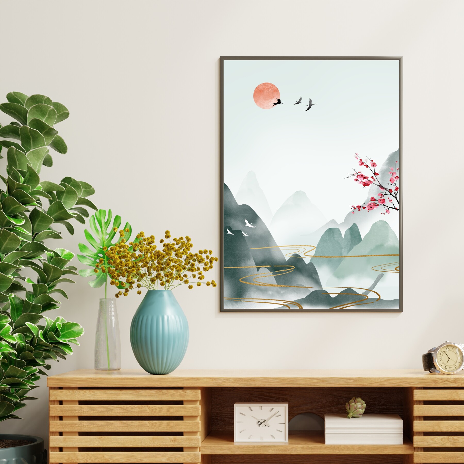 ArtStation - Chinese Mountain Art Print | Artworks