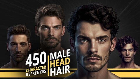 470 Man Hair Concept - Character references