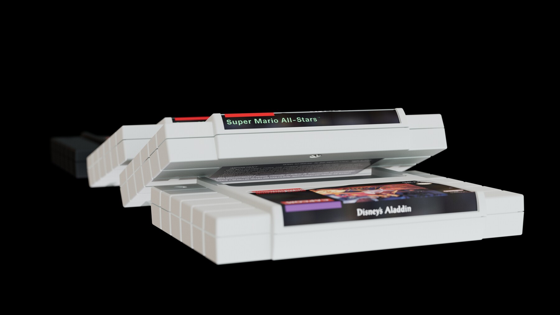 ArtStation - Snes Cartridges | Game Assets