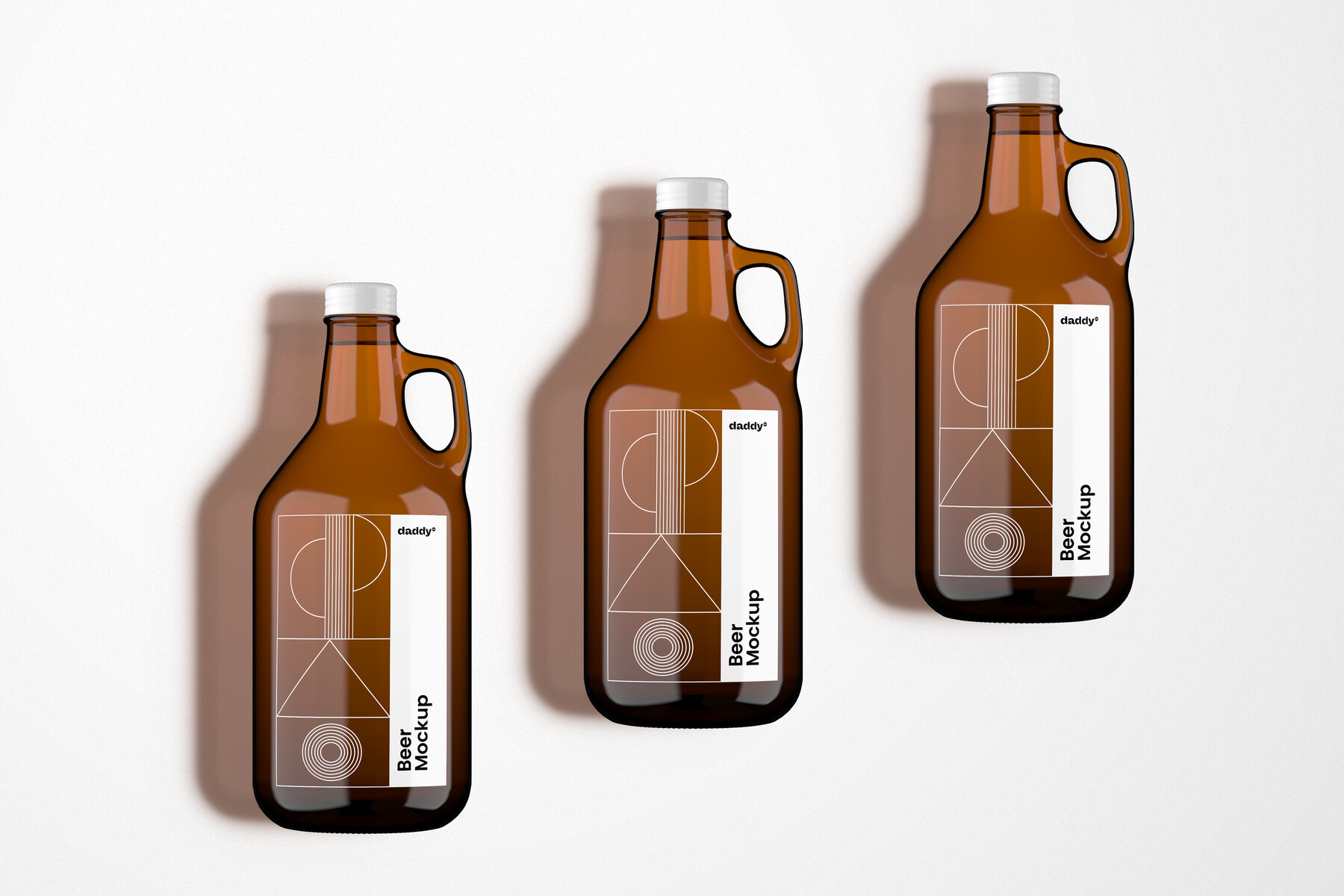 ArtStation Growler Bottle Mockup Artworks