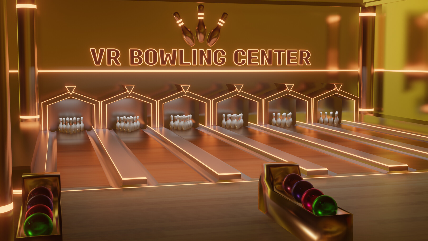 ArtStation bowling alley front view Resources