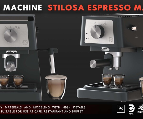 ArtStation Stilosa Espresso Machine Resources