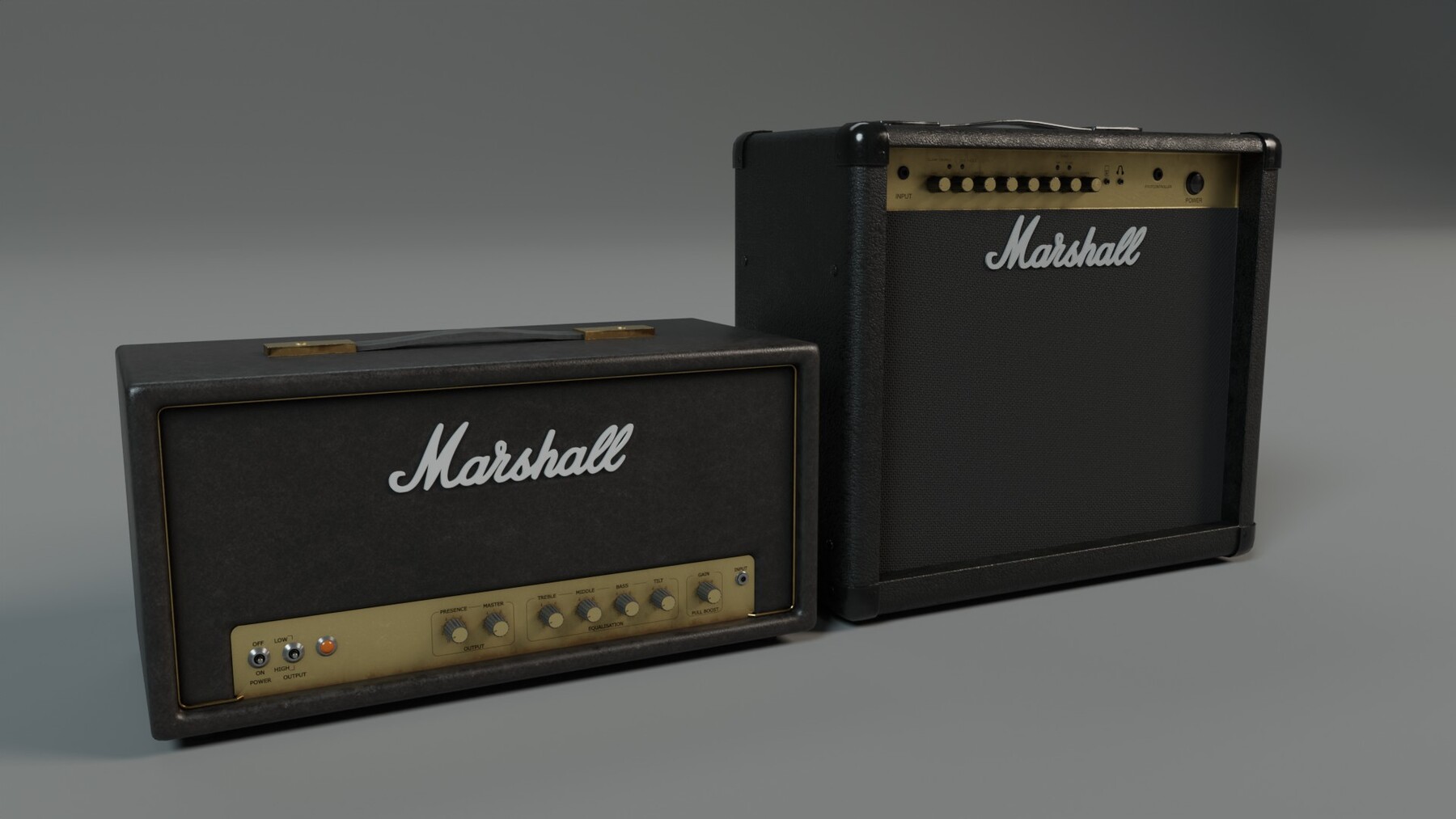 ArtStation Marshall Amps Game Assets