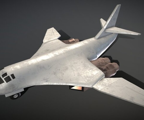 ArtStation - Cartoon Tupolev Tu-160 | Game Assets