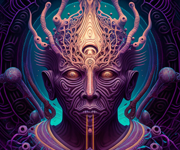 ArtStation - Psychedelic Beings | Artworks