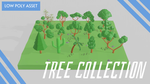 TREE COLLECTION (LOW POLY)
