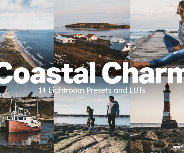 ArtStation - 14 Coastal Charm Lightroom Presets and LUTs | Artworks