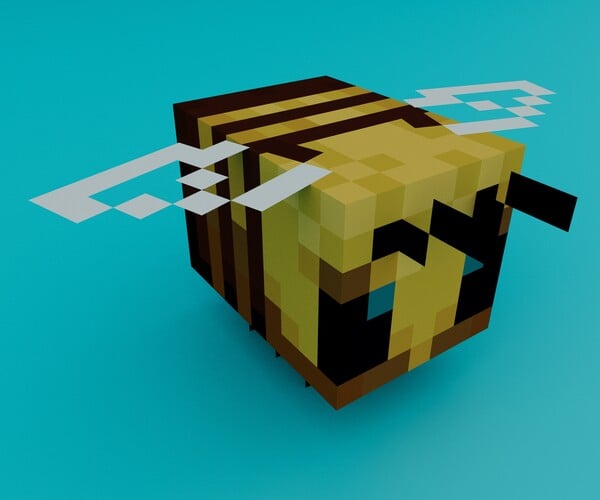 ArtStation - Minecraft Bee🐝 | Resources