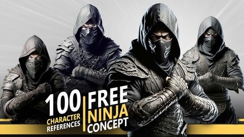 Free Ninja Concept - Character references