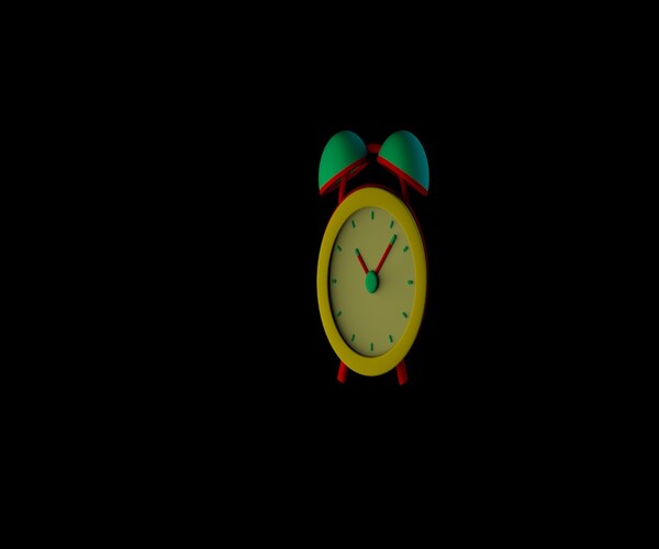 ArtStation Alarm Clock Animated 3D Resources