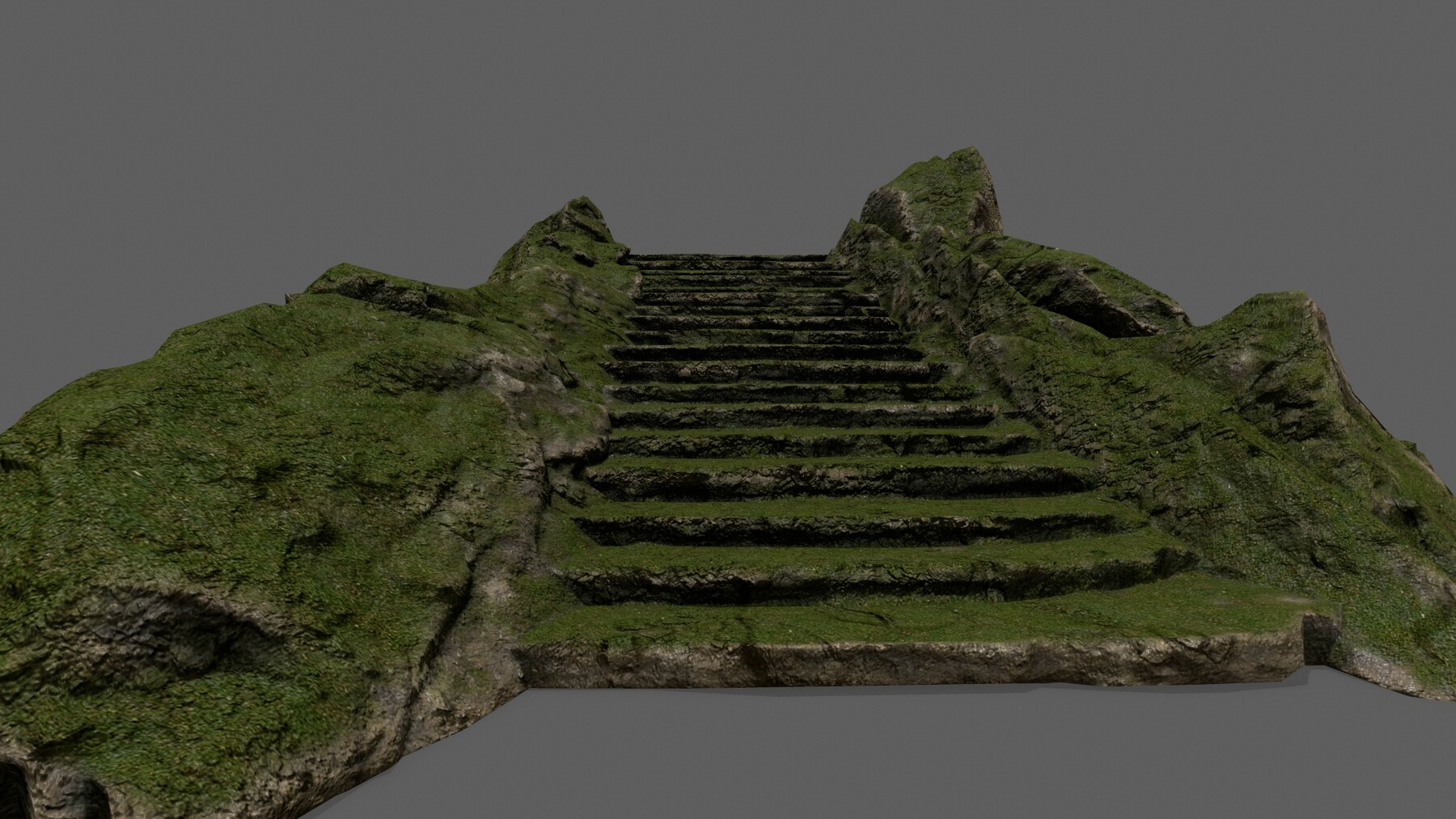 ArtStation - Mossy Stair | Game Assets