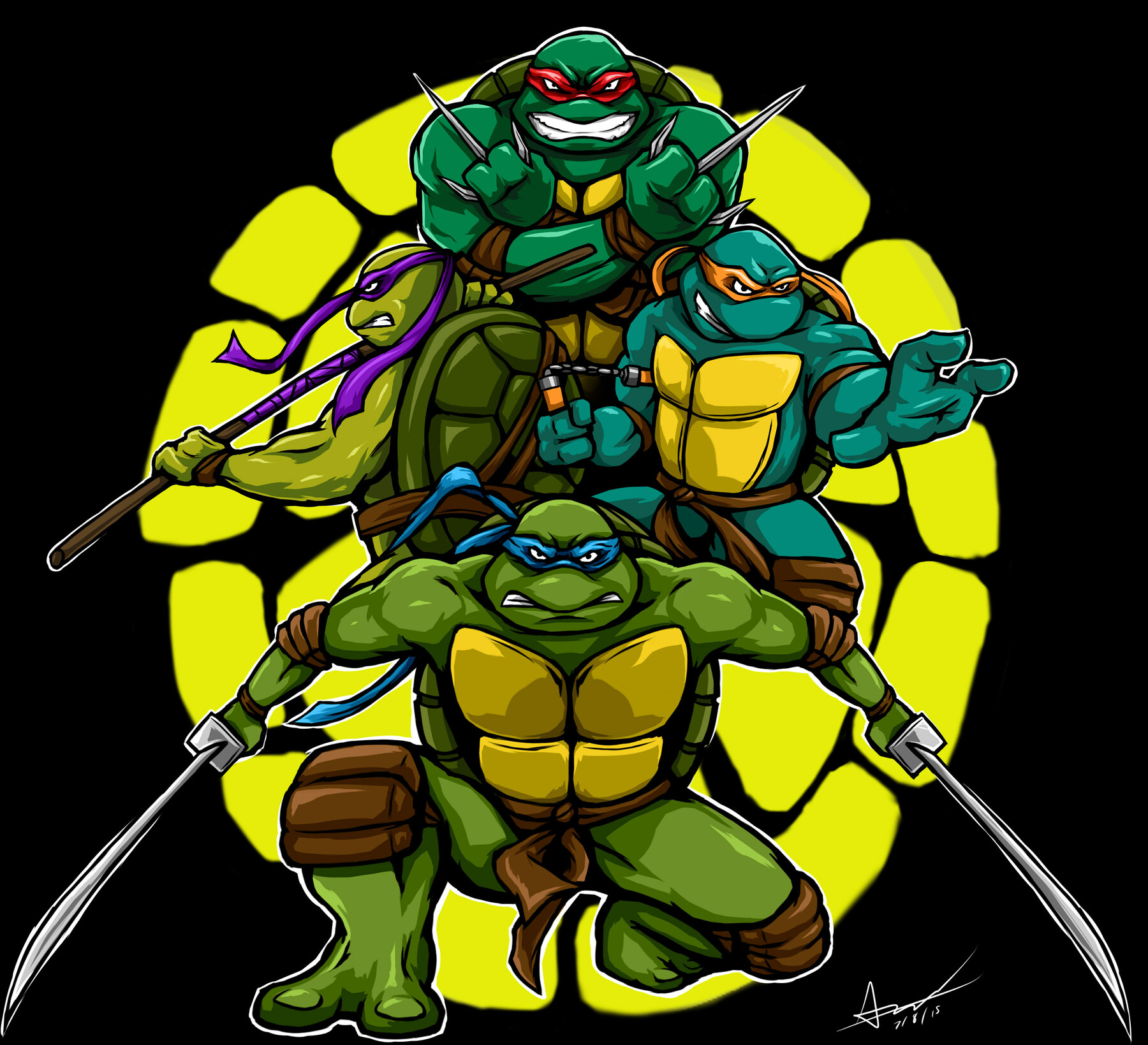 ArtStation - TMNT T-Shirt design