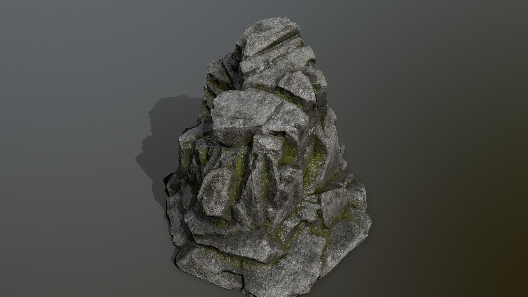 ArtStation - Mossy Rock Mountain | Game Assets