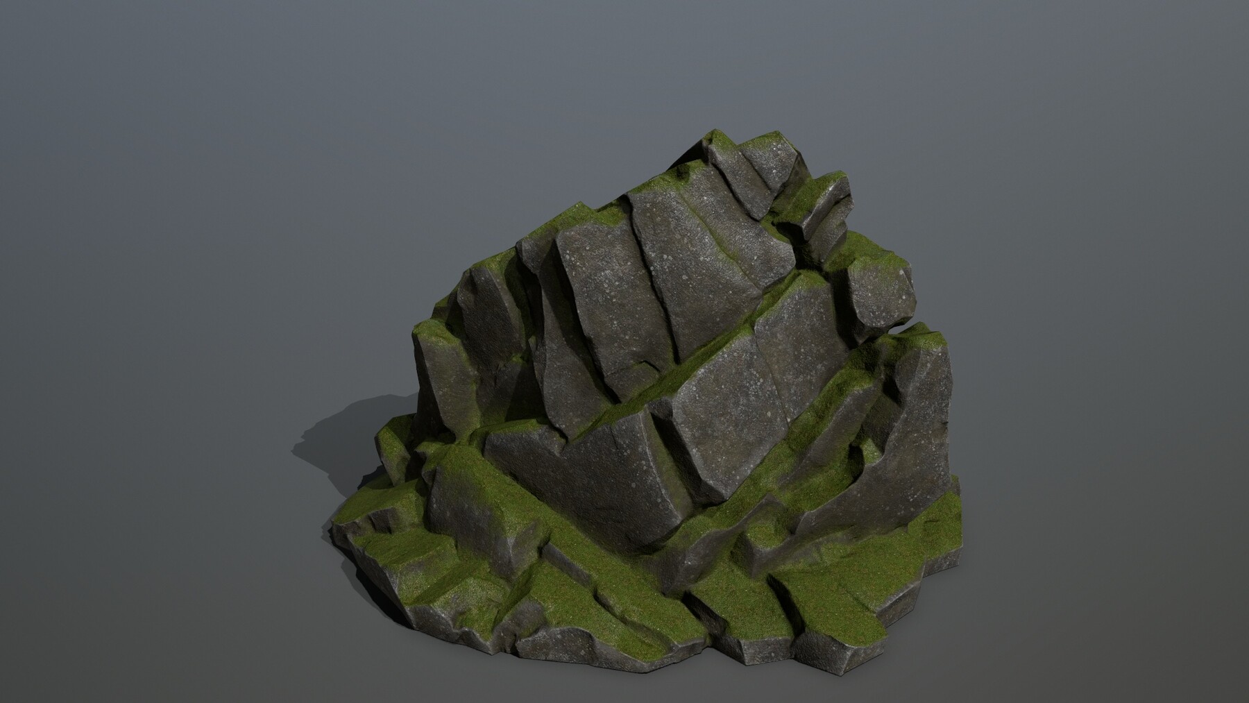 ArtStation - Mossy Rock Mountain | Game Assets