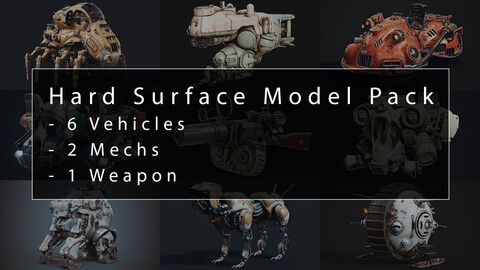 Hard Surface Model Pack