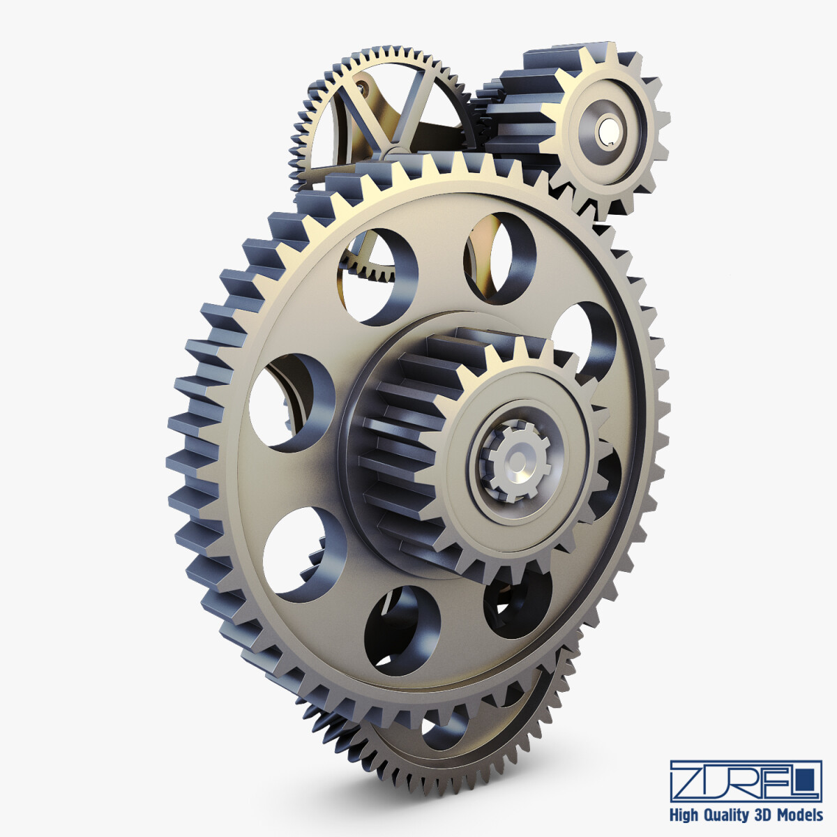 Gear mechanism v 1 3D model