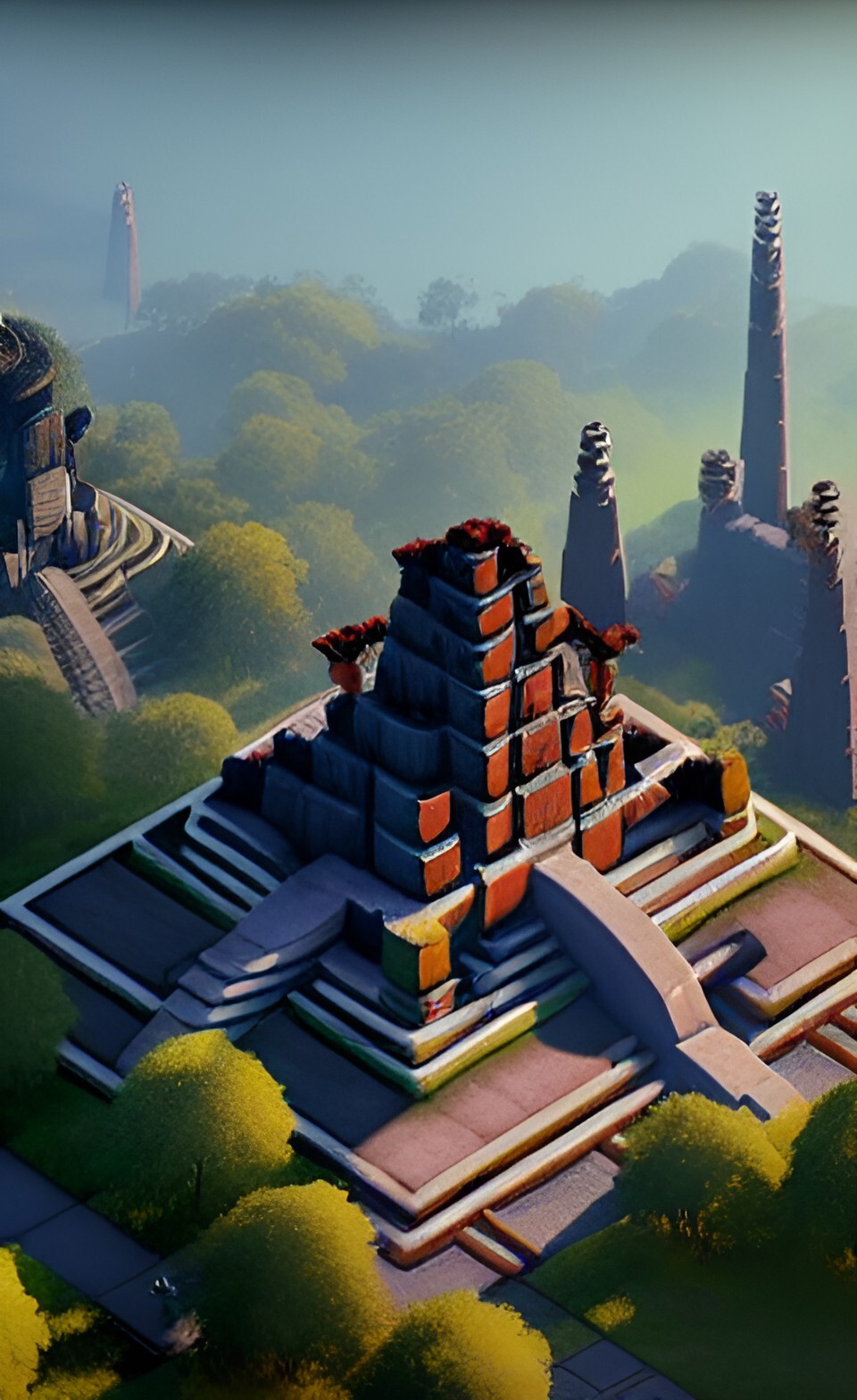 ArtStation - Aztec architecture 7900 jpg pack wombo art | Artworks