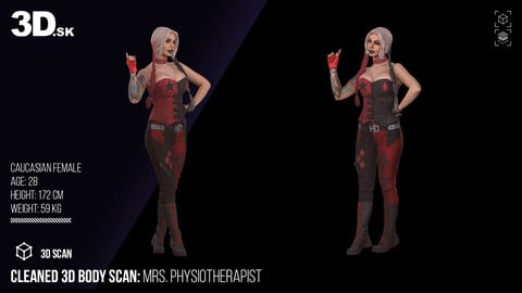 Cleaned 3D Body Scan | Mrs. Physiotherapist