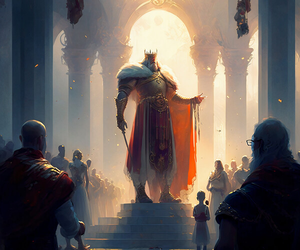 ArtStation - Regal Majesty: A Portrait of a King for His People 6 ...