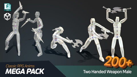 RPG Animation Mega Pack [Two Handed Weapon Male]