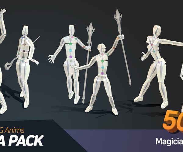 ArtStation - RPG Animation Mega Pack [Magician Female] | Game Assets