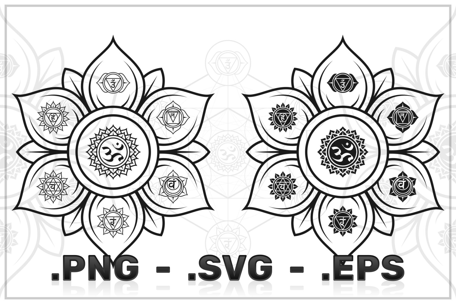 Chakra Symbols Vector Design 13131451 Vector Art at Vecteezy