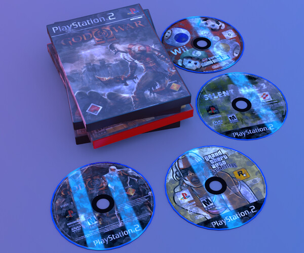 ArtStation DVD/Game Case Game Assets