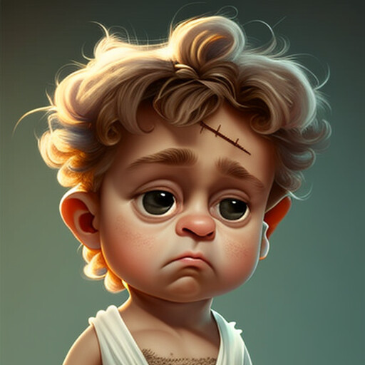 Artstation - Baby God 880 Png Midjourney Art Pack 