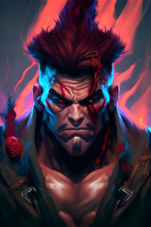 ArtStation - Combat Game Portrait style Street Fitgher 210 png ...