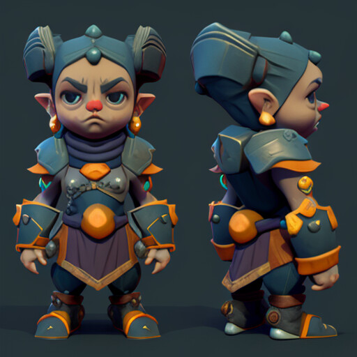 ArtStation - Stylized Arts Character 1060 png Midjourney art pack ...