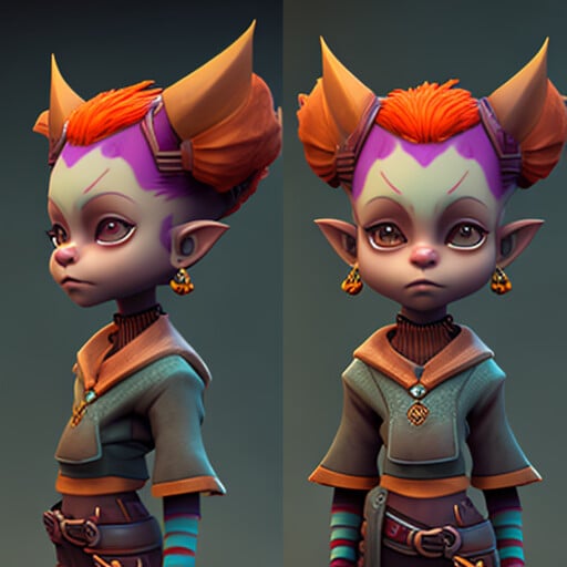 Artstation - Stylized Arts Character 1060 Png Midjourney Art Pack 