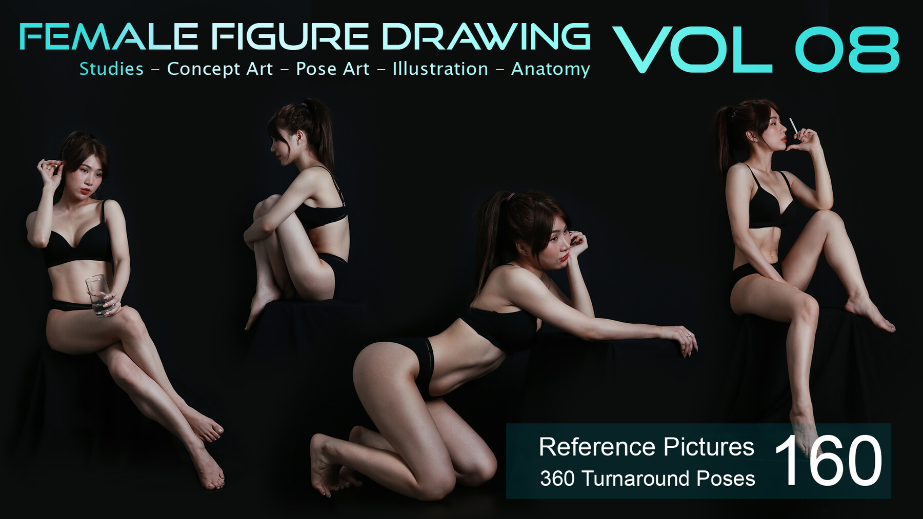 ArtStation Female Figure Drawing Vol 08 Reference Pictures