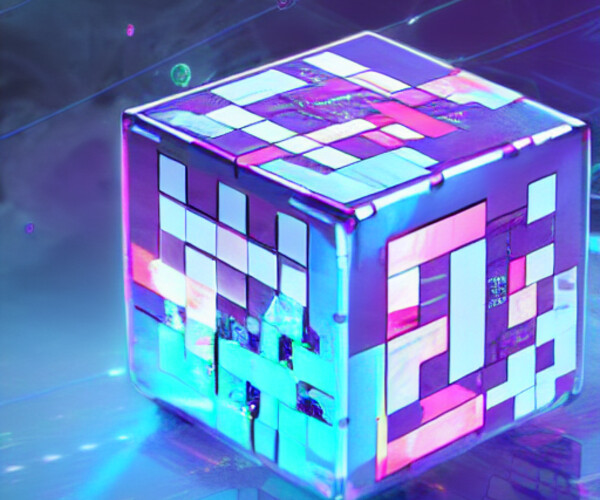 ArtStation - A cyber cube? | Artworks