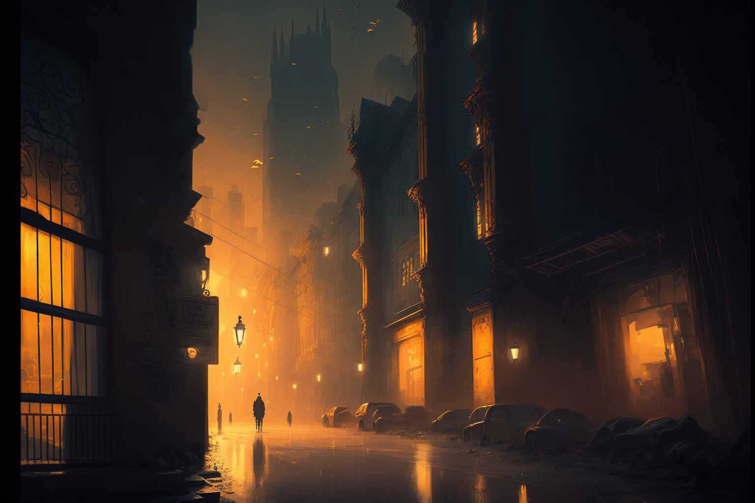 ArtStation - The Yellow Fog: A City's Lullaby 5 | Artworks