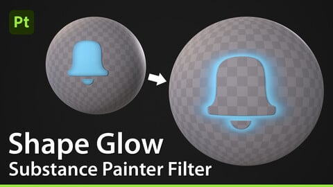 Shape Glow - Substance Painter Filter