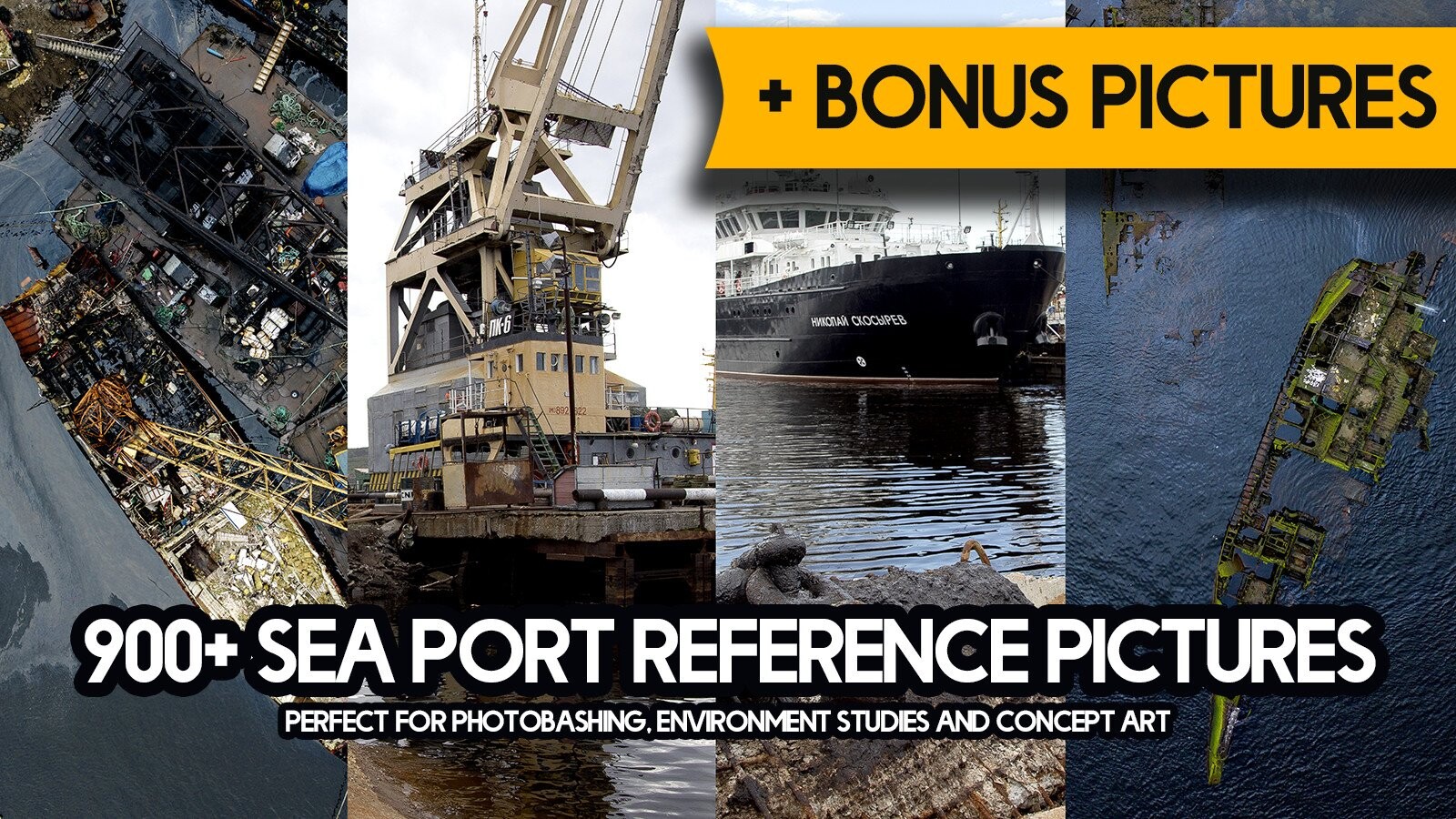 Grafit Studio - 900+ Sea Port Reference Pictures + Bonus