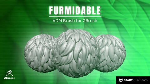 Sculpt Stylized Fur With Furmidable VDM Brush for ZBrush