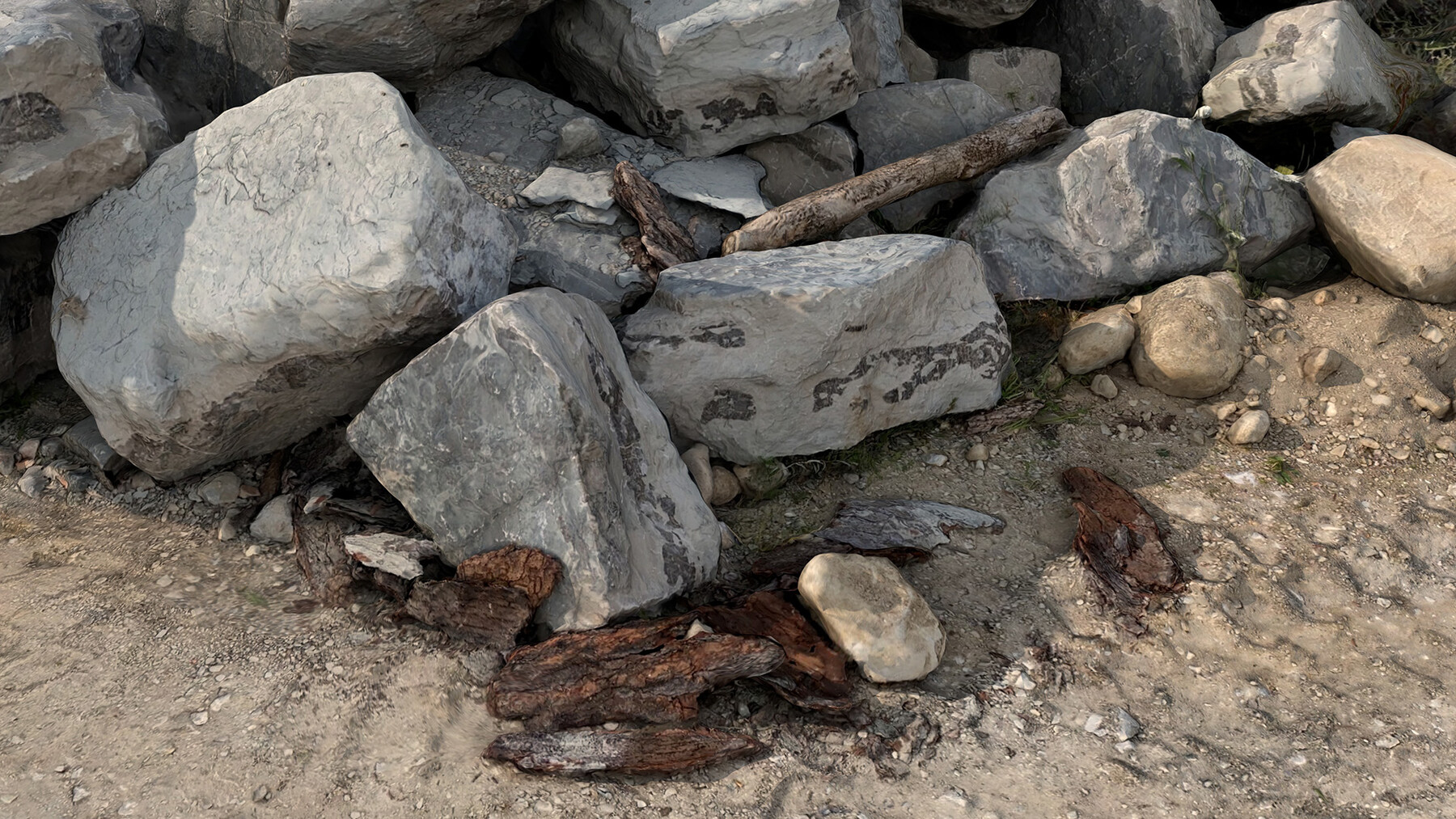 ArtStation Gravel Rock Pile 02 Resources